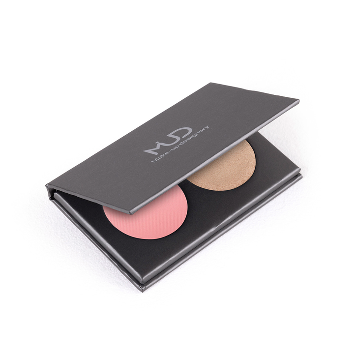 2-Well Refillable Foundation & Cheek Palette