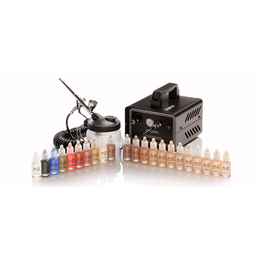 MUD HD Air Liquid Make-up PRO Kit W/Compressor-Make-up Designory-Make-up Designory