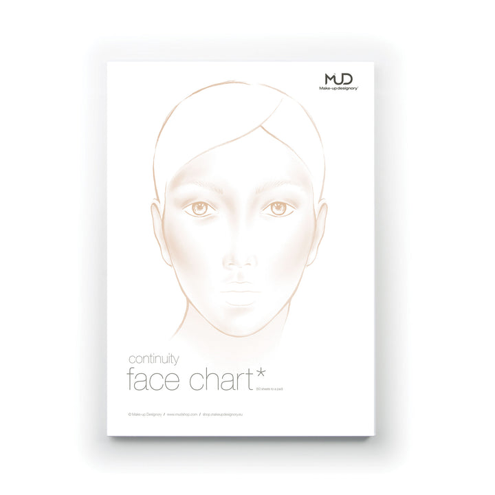 Continuity Face Chart - Large-Make-up Designory