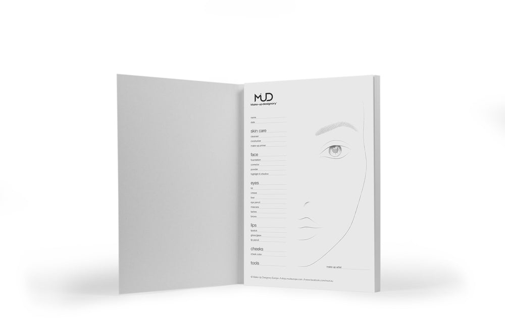 Continuity Face Chart - Medium-Make-up Designory